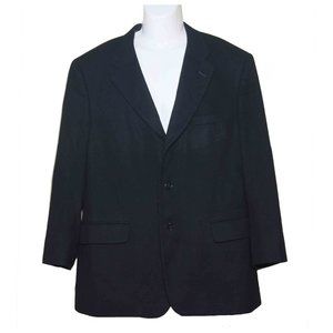 Alfani Cashmere Blazer Black Men's Size 42 R